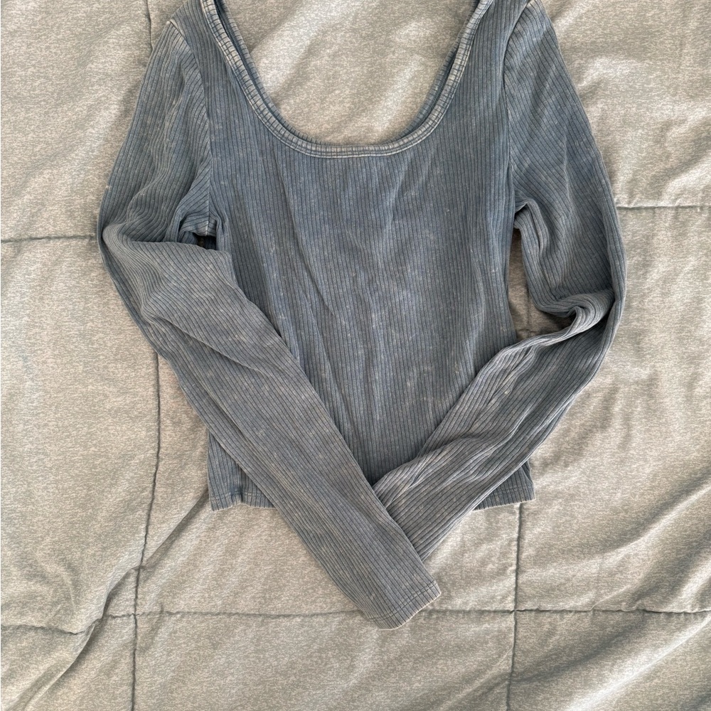 Wild Fable Ribbed Long Sleeve Top